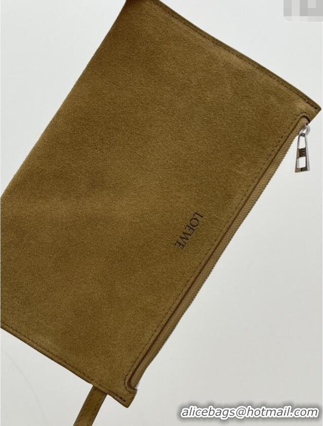 Best Price Loewe Medium Horizontal Puzzle Fold Tote in Soft Grained Calfskin 20601 Light Grey 2025