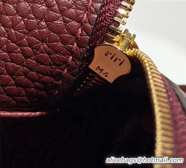 Modern Classic Hermes Lindy Bag 26cm in Clemence Leather 2637 Saddle Red/Gold 2025 (Half Handmade)