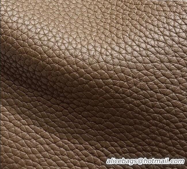 Luxury Cheap Hermes Lindy Bag 26cm in Clemence Leather 2637 Elephant Grey/Gold 2025 (Half Handmade)