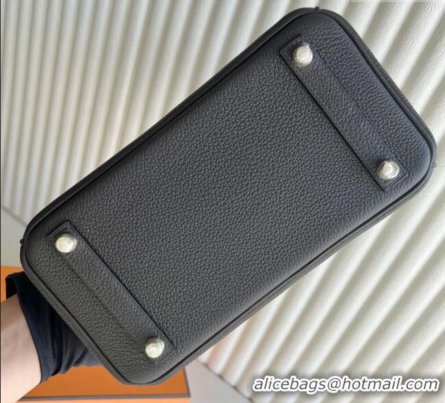 Top Design Hermes Birkin 25cm Bag in Togo Calfskin Leather HE25 Graphite Grey 2025 (Full Handmade)