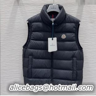 Best Price Moncler Down Vest M120304 Black 2025 (For Women and Men)