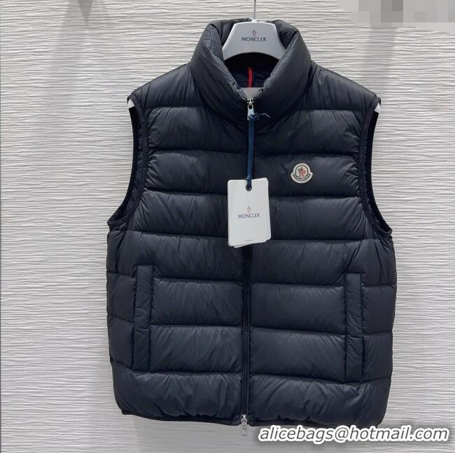 Best Price Moncler Down Vest M120304 Black 2025 (For Women and Men)