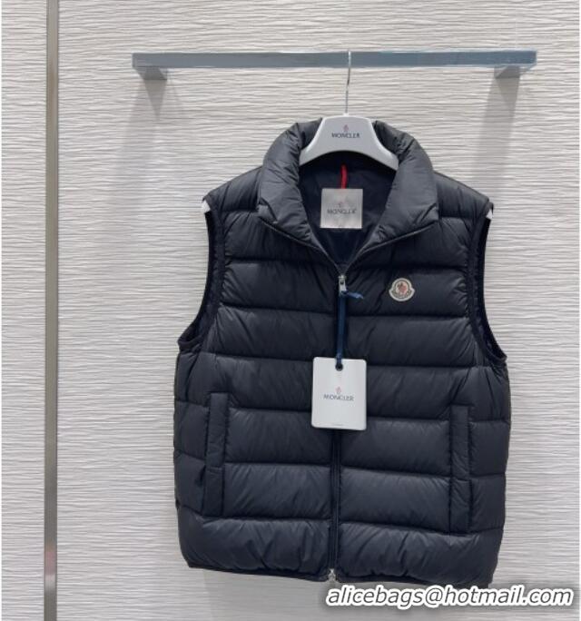 Best Price Moncler Down Vest M120304 Black 2025 (For Women and Men)