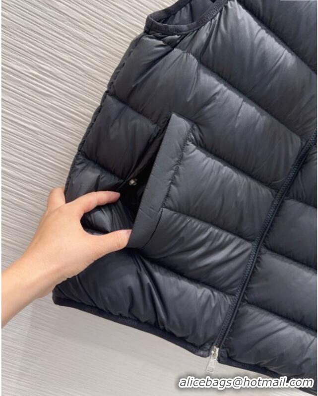 Best Price Moncler Down Vest M120304 Black 2025 (For Women and Men)