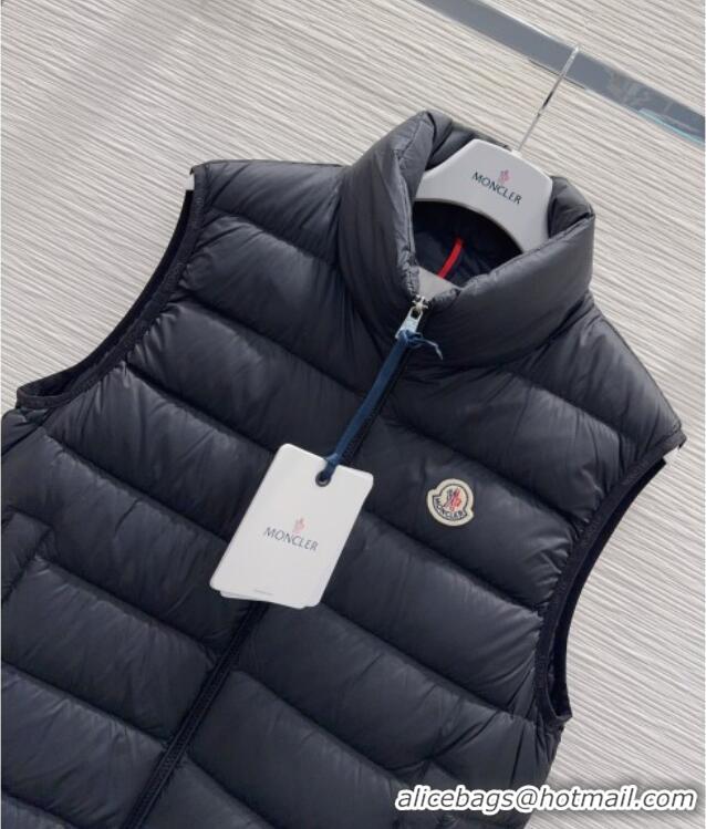 Best Price Moncler Down Vest M120304 Black 2025 (For Women and Men)