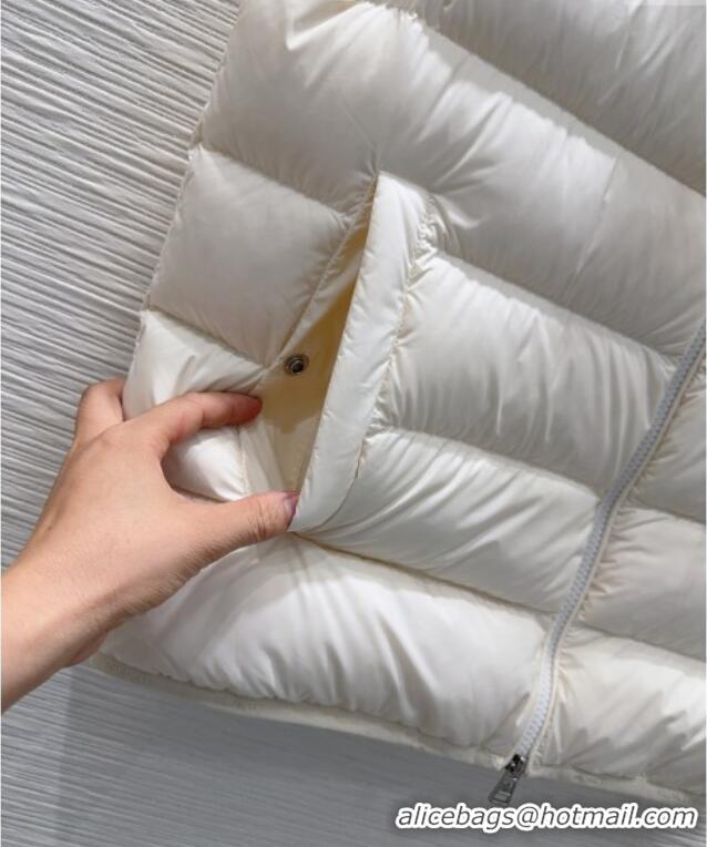 Best Price Moncler Down Vest M120305 White 2025 (For Women and Men)