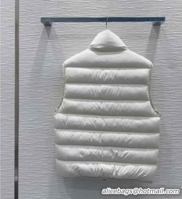 Best Price Moncler Down Vest M120305 White 2025 (For Women and Men)