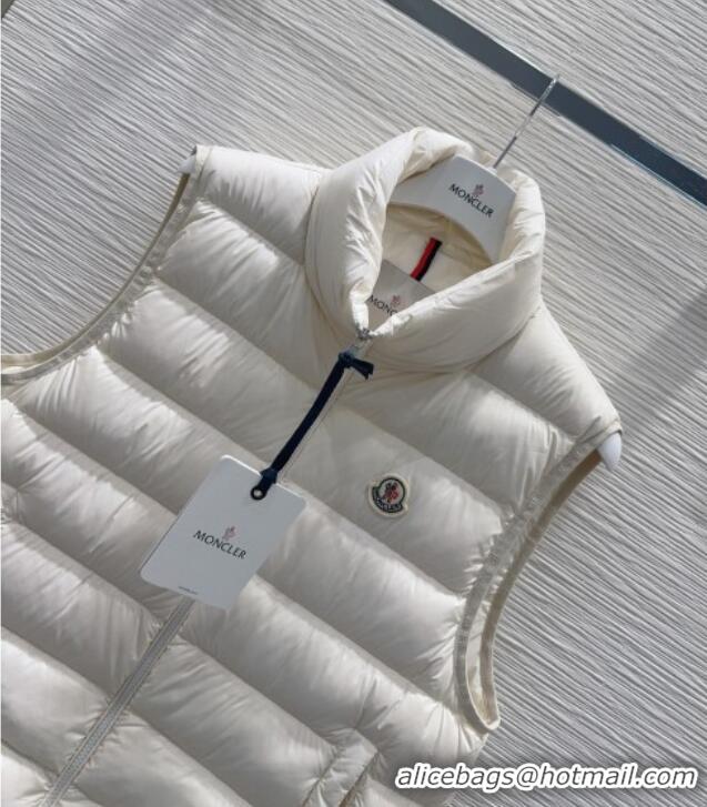 Best Price Moncler Down Vest M120305 White 2025 (For Women and Men)