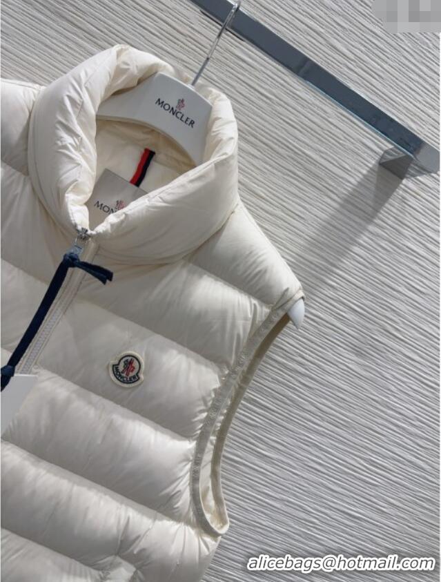 Best Price Moncler Down Vest M120305 White 2025 (For Women and Men)
