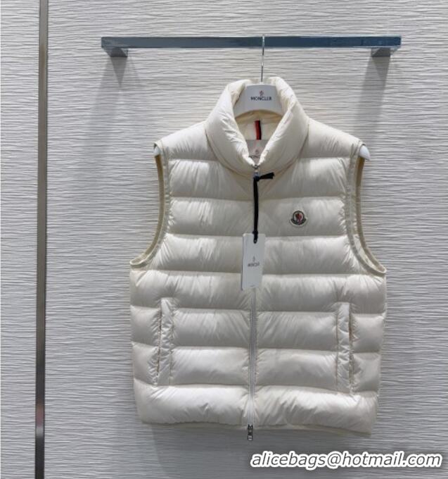 Best Price Moncler Down Vest M120305 White 2025 (For Women and Men)