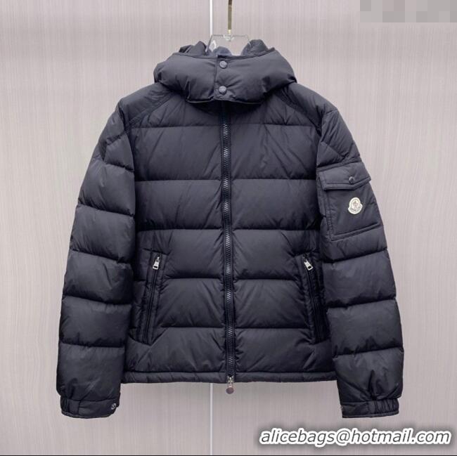 Luxury Discount Moncler Down Jacket for Women and Men M120911 Matte Black 2025