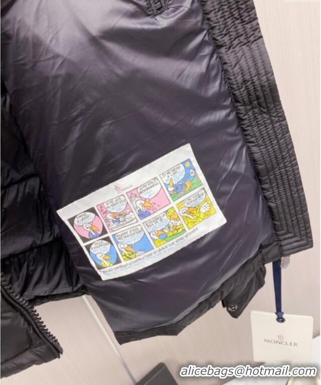 Luxury Discount Moncler Down Jacket for Women and Men M120911 Matte Black 2025