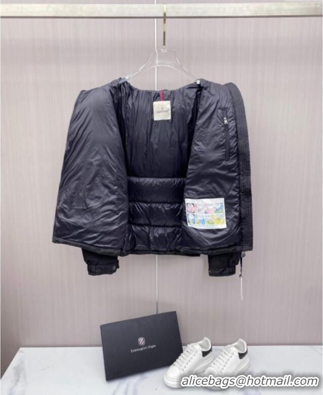 Luxury Discount Moncler Down Jacket for Women and Men M120911 Matte Black 2025