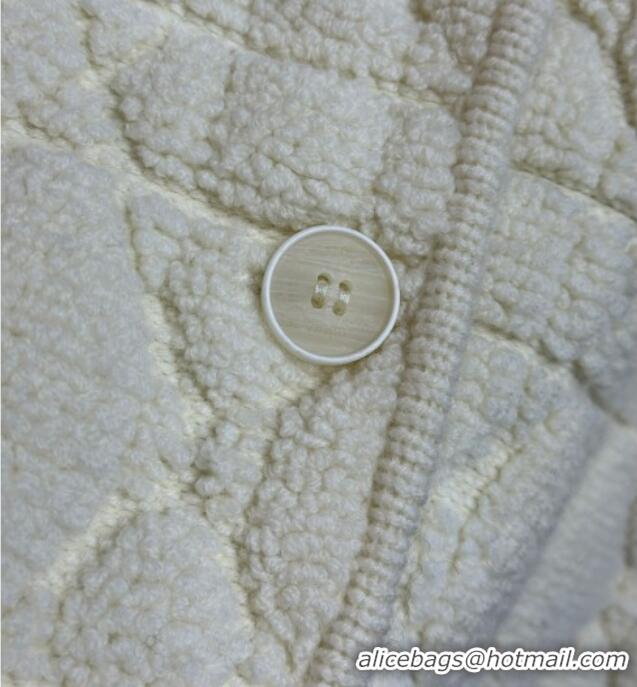 Big Discount Dior Oblique Wool Blend Jacket DR120201 White 2025