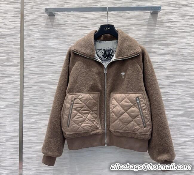 Top Grade Dior Jacket DR120210 Brown 2025