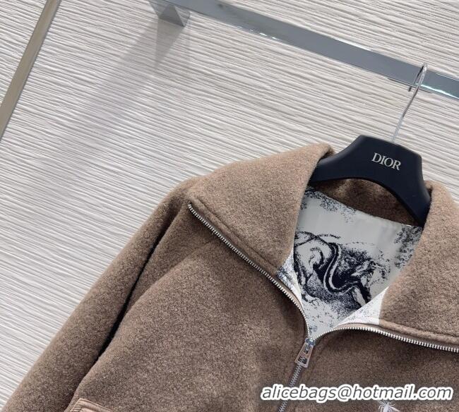 Top Grade Dior Jacket DR120210 Brown 2025