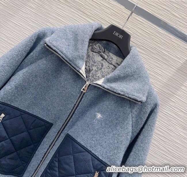 Luxury Cheap Dior Jacket DR120210 Grey 2025