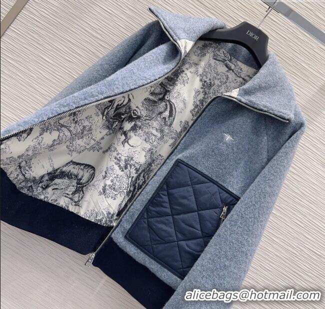 Luxury Cheap Dior Jacket DR120210 Grey 2025