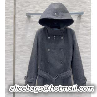 Grade Design Prada Short Coat PR120291 Grey 2025