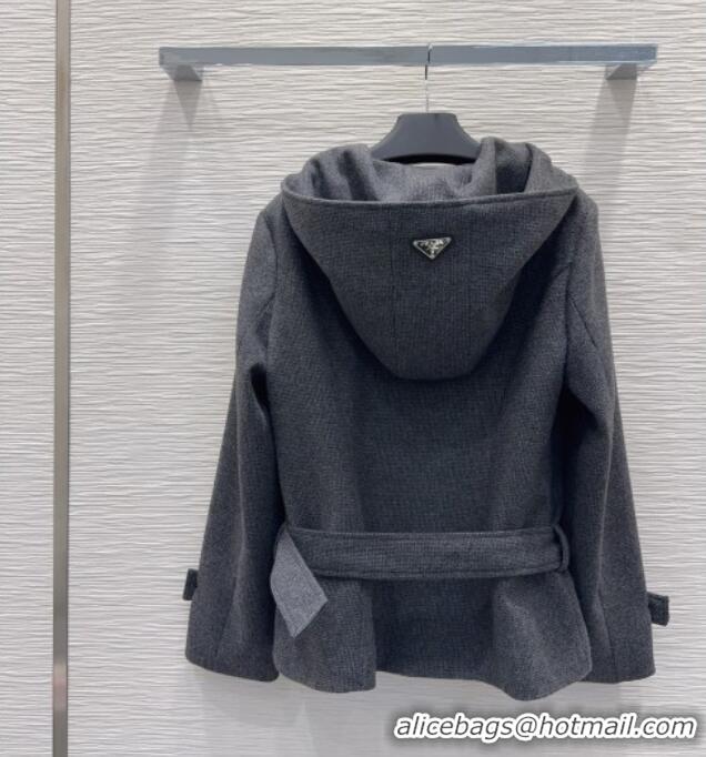 Grade Design Prada Short Coat PR120291 Grey 2025