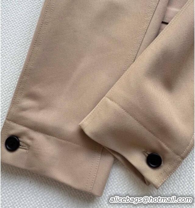 Unique Discount Bottega Veneta Cotton Jacket BV120261 Beige Pink 2025