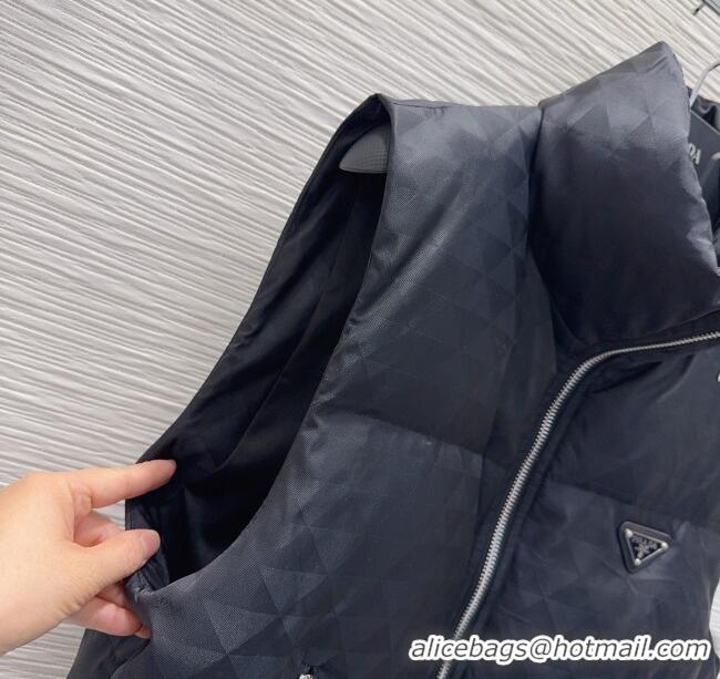 Super Quality Prada Down Vest P112826 Black 2025