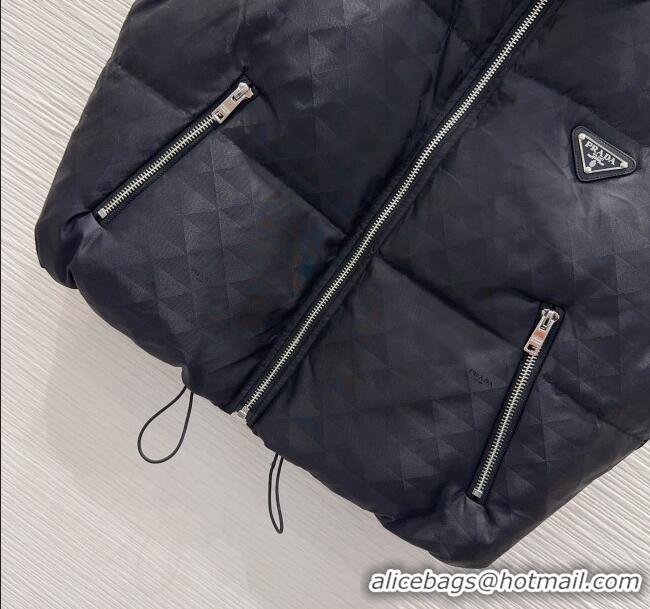 Super Quality Prada Down Vest P112826 Black 2025