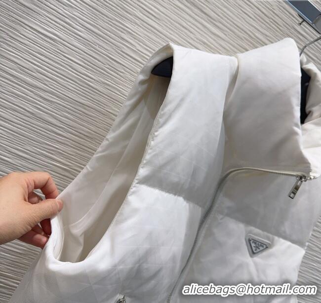 Good Looking Prada Down Vest P112827 White 2025