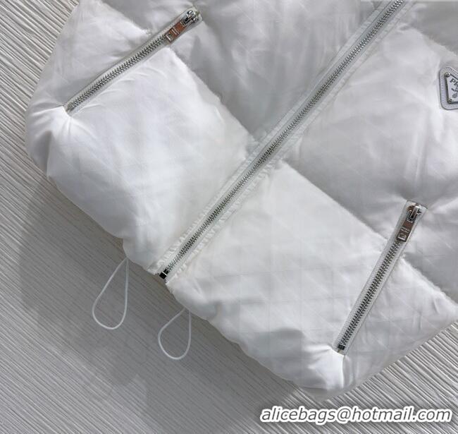 Good Looking Prada Down Vest P112827 White 2025