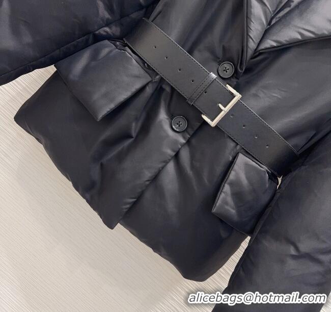 Luxury Discount Prada Down Jacket PR120110 Black 2025