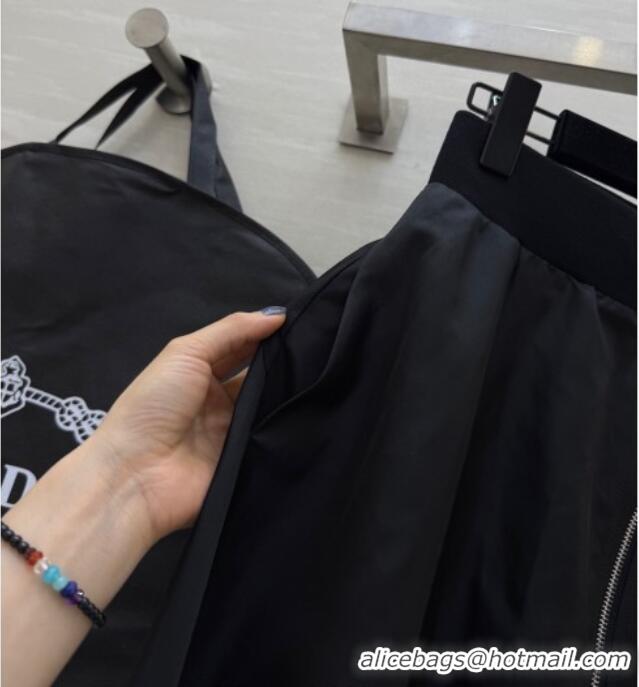 Buy Inexpensive Prada Nylon Skirt PR120101 Black 2025