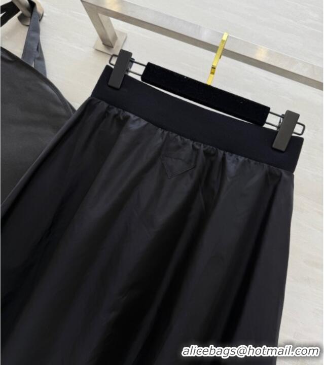 Buy Inexpensive Prada Nylon Skirt PR120101 Black 2025