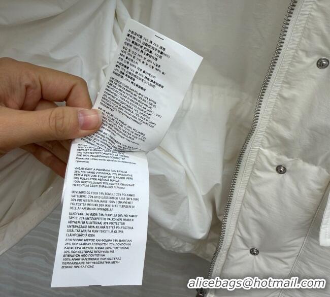 Luxury Discount Prada Down Jacket PR120131 White 2025