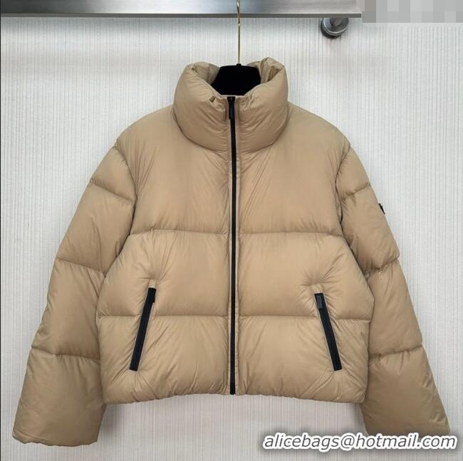 Famous Brand Prada Down Jacket PR120207 Beige 2025