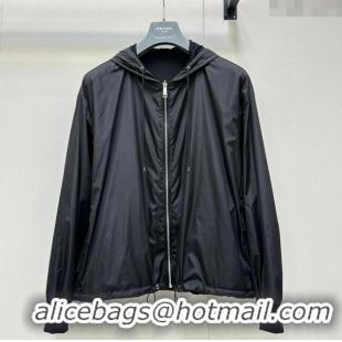 Trendy Design Prada Reversible Nylon and Cotton Jacket PR120220 Black 2025