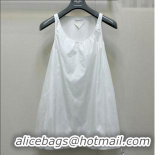 Luxury Discount Prada Reversible Nylon Dress PR120220 White 2025