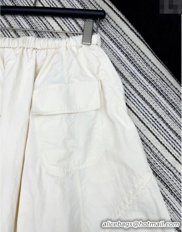 Big Discount Prada Skirt PR120256 White 2025