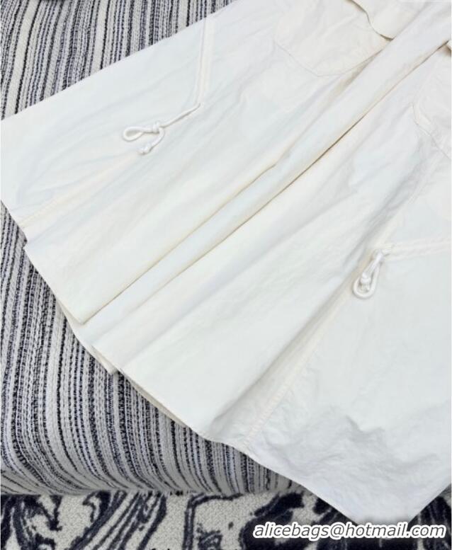 Big Discount Prada Skirt PR120256 White 2025