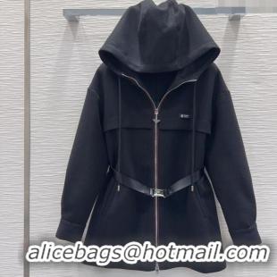 Top Grade Prada Coat PR120289 Black 2025