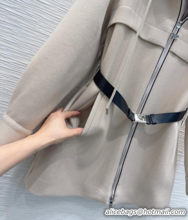 New Release Creation Discount Prada Coat PR120289 Beige 2025