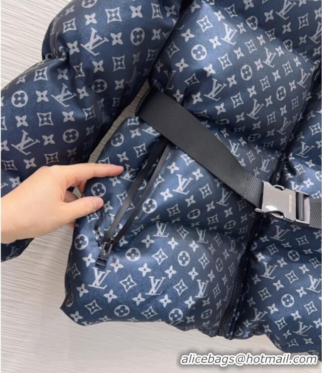 Famous Brand Louis Vuitton Down Jacket L1201 Blue 2025