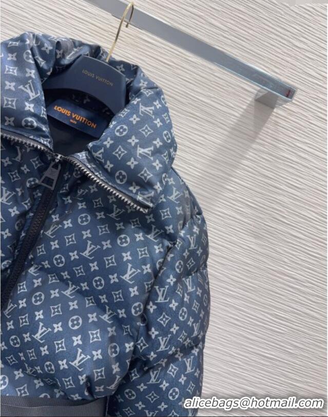Famous Brand Louis Vuitton Down Jacket L1201 Blue 2025