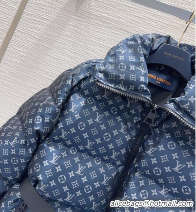 Famous Brand Louis Vuitton Down Jacket L1201 Blue 2025