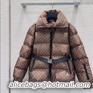 Grade Promotional Louis Vuitton Down Jacket 1201 Brown 2025