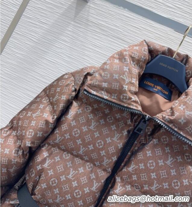 Grade Promotional Louis Vuitton Down Jacket 1201 Brown 2025