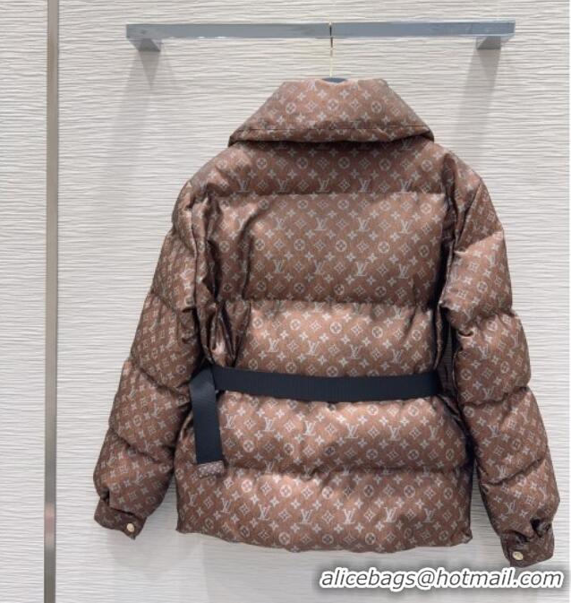 Grade Promotional Louis Vuitton Down Jacket 1201 Brown 2025