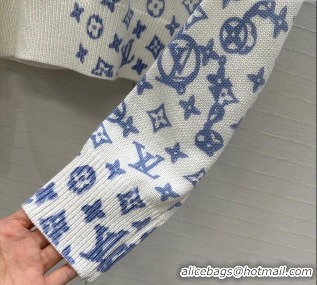 New Fashion Louis Vuitton Wool Cashmere Sweater LV120129 White 2025
