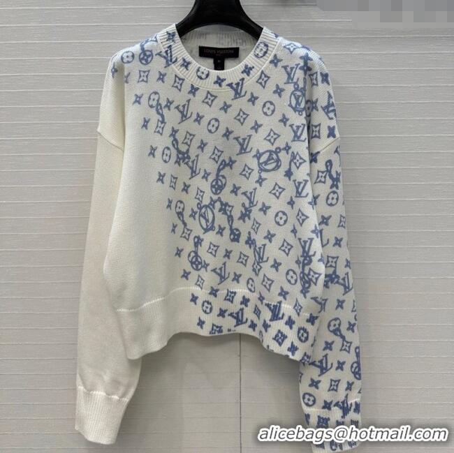 New Fashion Louis Vuitton Wool Cashmere Sweater LV120129 White 2025