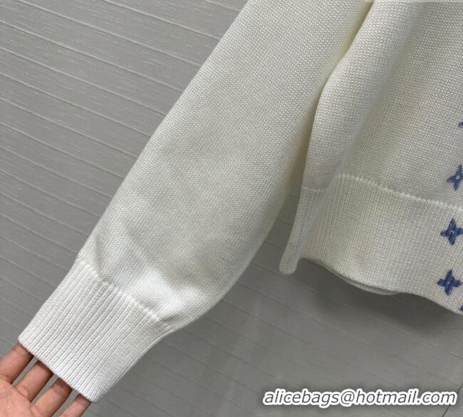 New Fashion Louis Vuitton Wool Cashmere Sweater LV120129 White 2025
