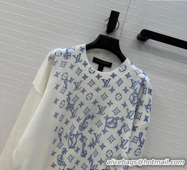 New Fashion Louis Vuitton Wool Cashmere Sweater LV120129 White 2025